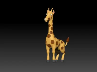 Giraffe 3d model 3D model