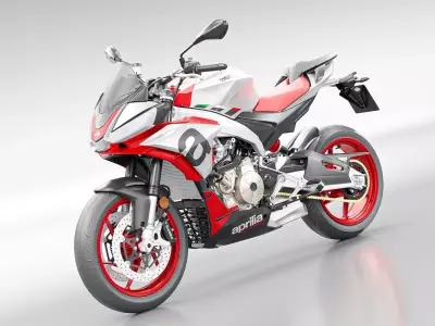 APRILIA TUONO 660 2021 Low-poly 3D model