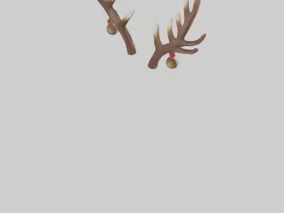 Reindeer Antlers Decor model Low-poly 3D model