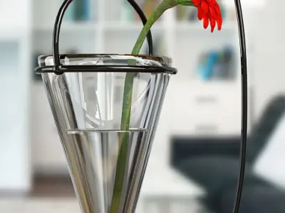 Hanging bowlvase 3D model