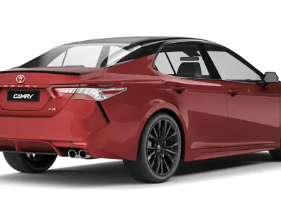 Toyota Camry XSE 2021 3D model
