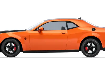 Dodge Challenger SRT Demon 2018 3D model