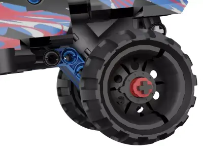 Off road Racer Low-poly 3D model