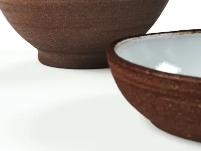 polypasta - red clay - set 3D model