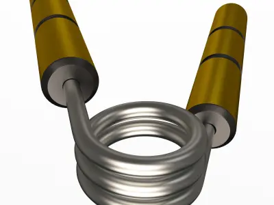 Fitness Hand Gripper Low-poly 3D model