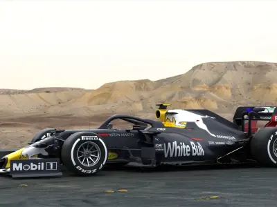 F1 White Bull WB16 2020 3D model