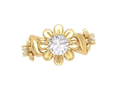 Flower Ring 3D print model purchase