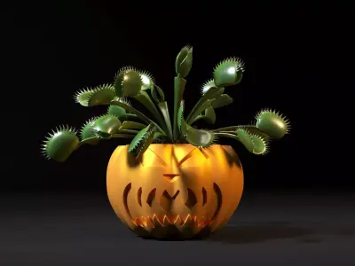 Pumpkin pots 3 3D print model