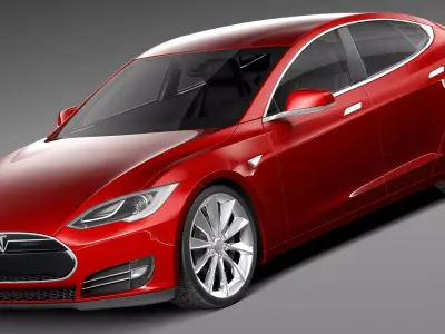 Tesla Model S 2013 3D model