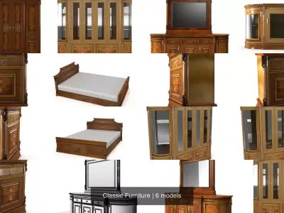 Classic Furniture 3D Model Collection