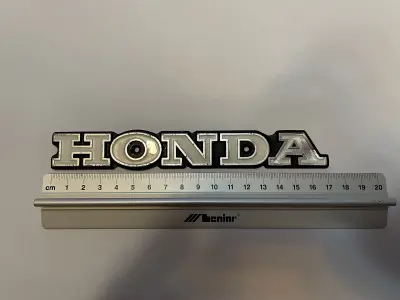 Honda Motorcycle MY 1976 Emblem 3D print model