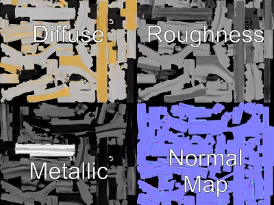 Golden Circle Light model pack Low-poly 3D model