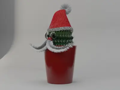 CHristmas Cactus 3D 3D model