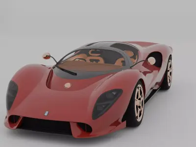 De Tomaso P72 3D model