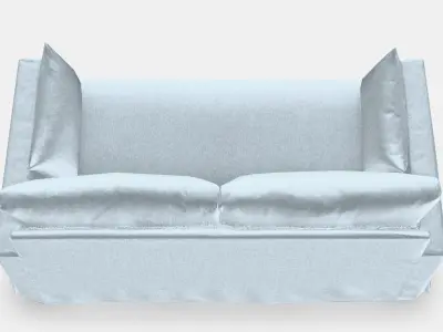 HYLTARP Cover for 2-seat sofa 3 3D model