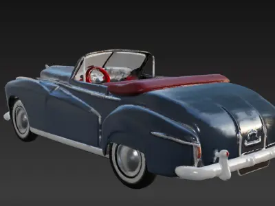 Classic Car 3D Model Bundle 3 Models 3D print model