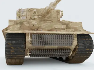 Military vehicle  Low-poly 3D model