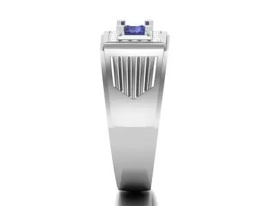 Solitaire Engagement Wedding Women Ring 3D print model get