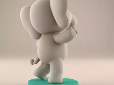 Cute Desk Paperweight 3D STL 3D print model