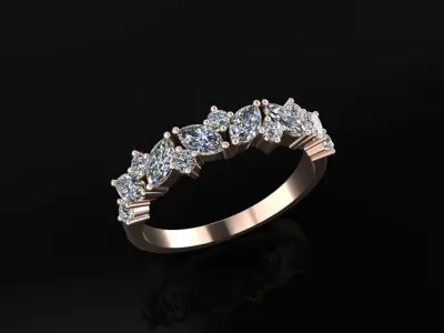 Women Ring 04 3D print model