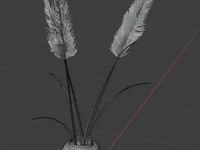 Reed Decoration 3D model