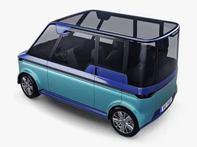 Generic Compact City Car v 2 3D model