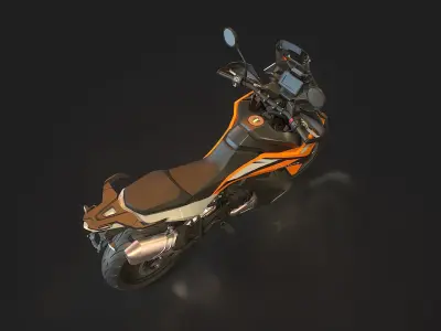 Base model  KTM 890 Adventure 2024 3D model