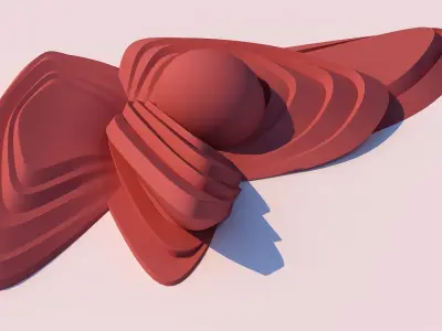 0050 - Organic Building OB-002 3D model