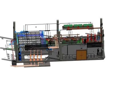 WATER TREATMENT - SWIMMING POOL 3D model