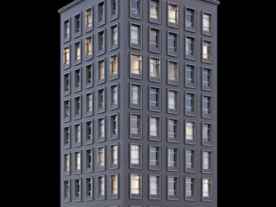 Building set 1 3D Model Collection