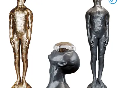 Rain Sculpture 3D print model