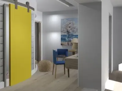 TROULOS-HOME interior design of hotel room 3D model