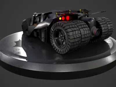 Batmobile Batman Car 3D model