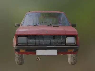 Yugo Koral45 Low-poly 3D model