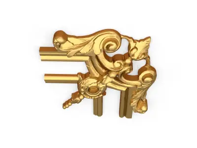 Classic decor ornament 140 3D model