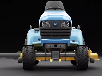 Lawn Mower Tractor 3D model