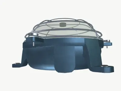 Industrial Wall Lamp 3D model