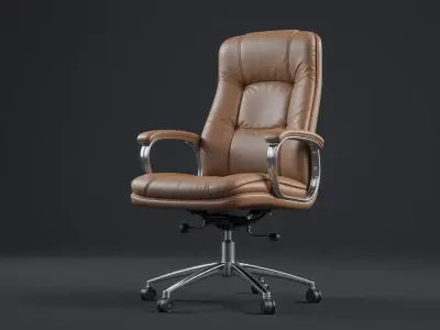 Luxury Ergonomic Office Chair 3D Model 3D model