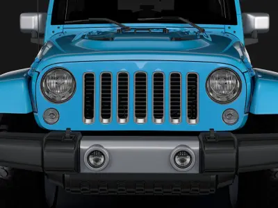 Jeep Wrangler Unlimited Chief JK 2017 3D model