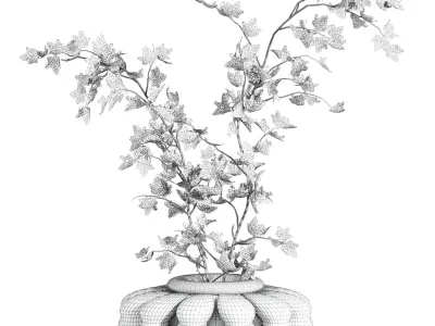 Autumn bouquet 3D model get