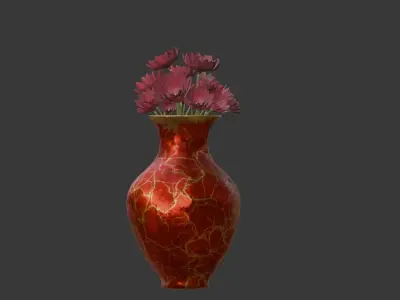 Flower Vase 3D model buy