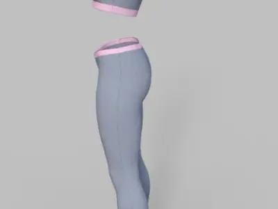 Womens Sportswear 3D model