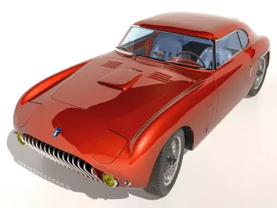 Siata 208CS Balbo 3D model