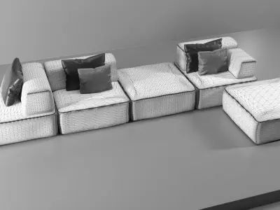 Sofa Sollos Free 3D model