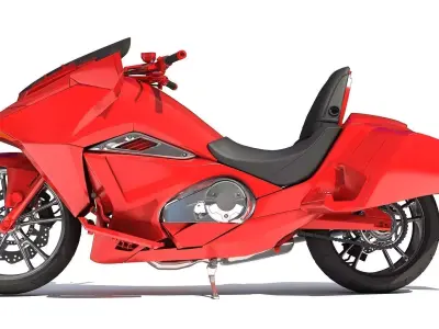 Sport Motorcycle - 3D Models 3D model