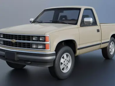 Chevrolet K-1500 1989 3D print model
