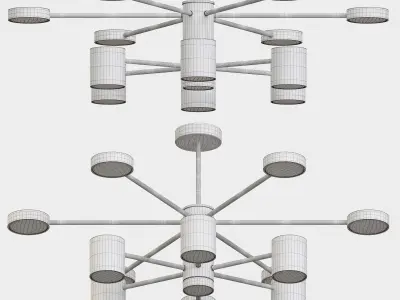 Ceiling chandelier Lumen Lux 3D model