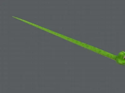 Snake V01 Low-poly 3D model