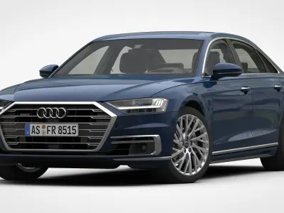 3D Audi A8 2018 3D model