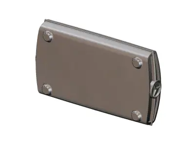 Front grille Mercedes logo 300SL gullwing sculpture weight 3D print model